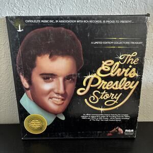 The Elvis Presley Story 5 LP Box Set-RCA # DML5-0263 Golden Treasury